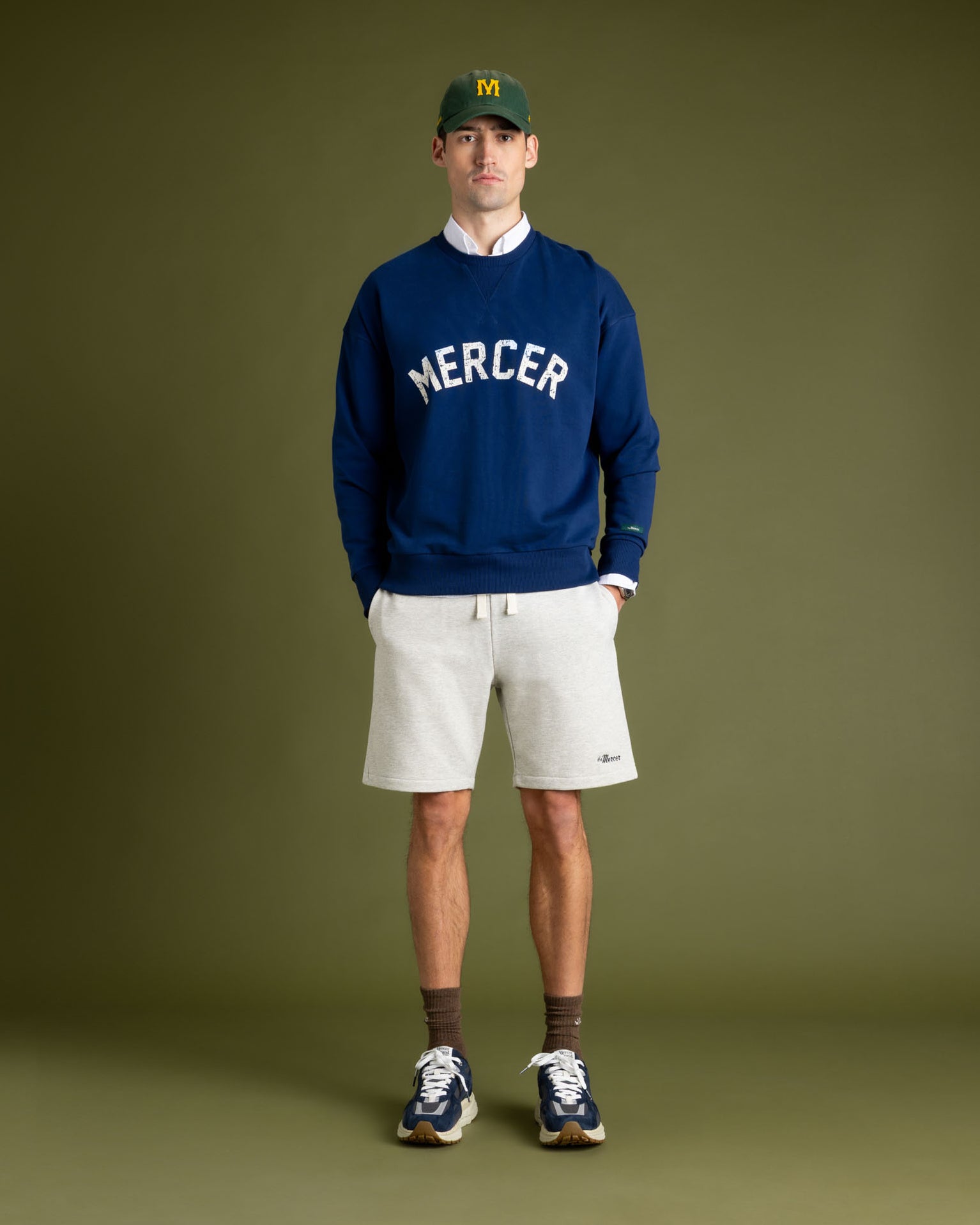 Mercer Logo Sweat | Blue