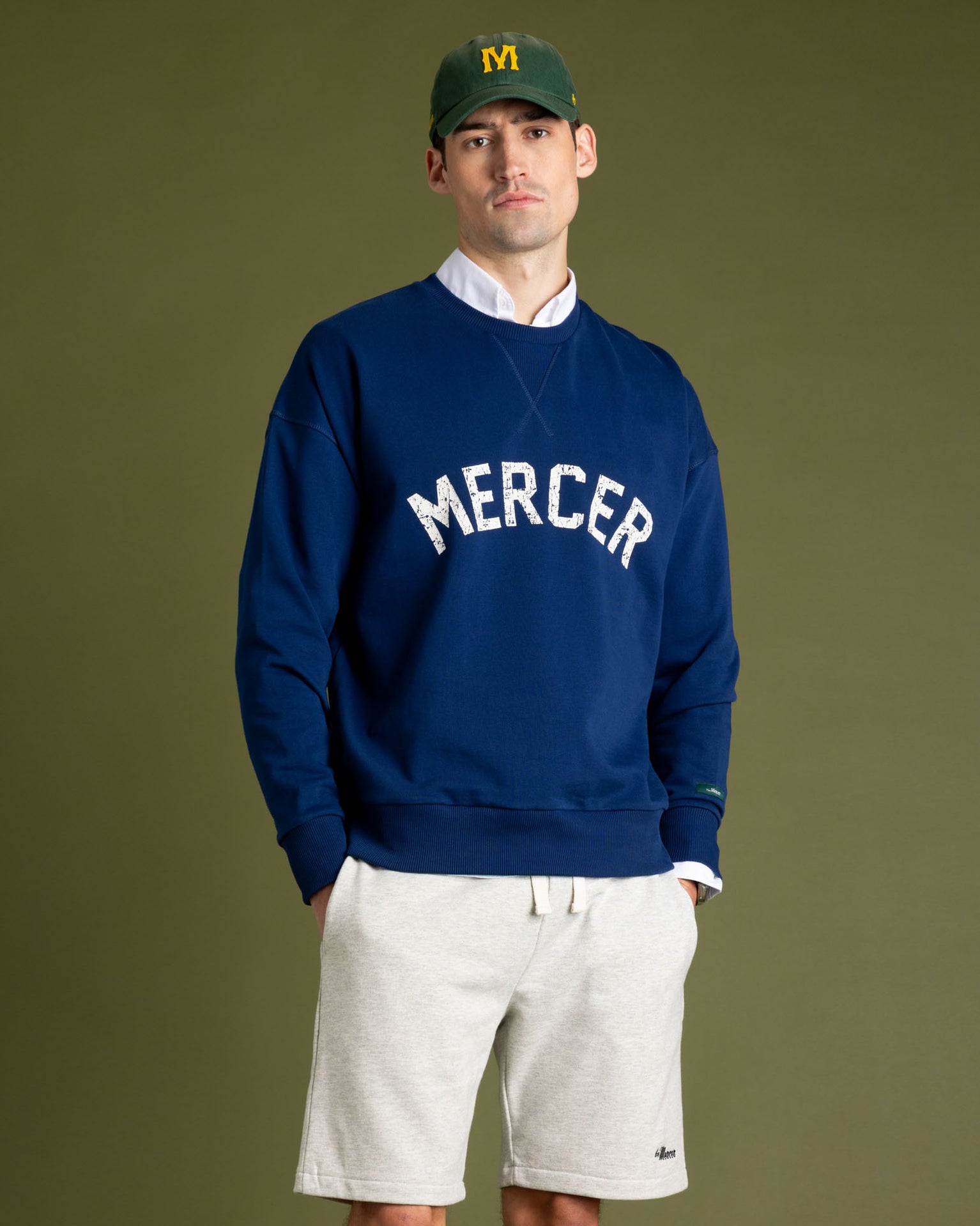 Mercer Logo Sweat | Blue