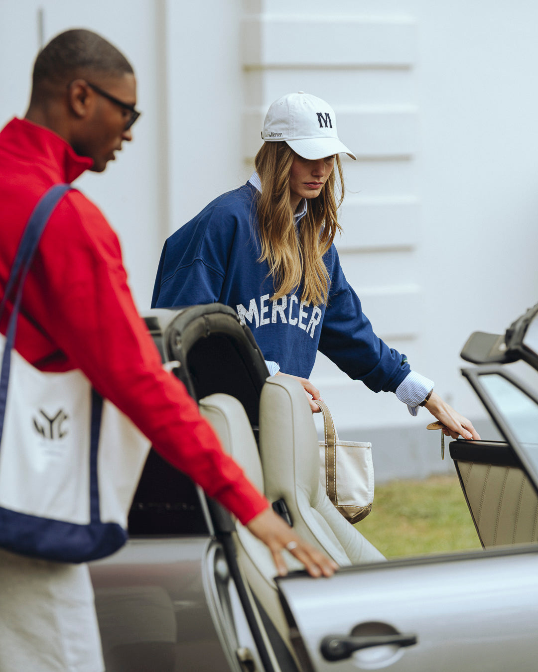 Mercer Logo Sweat | Blue