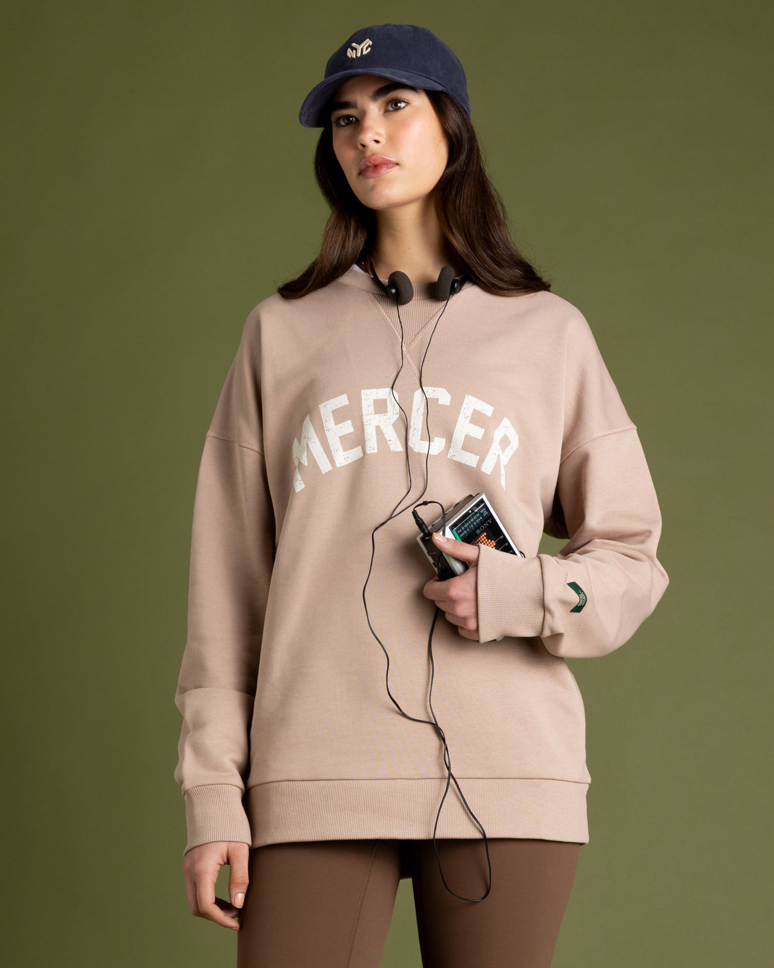 Mercer Logo Sweat | Cognac