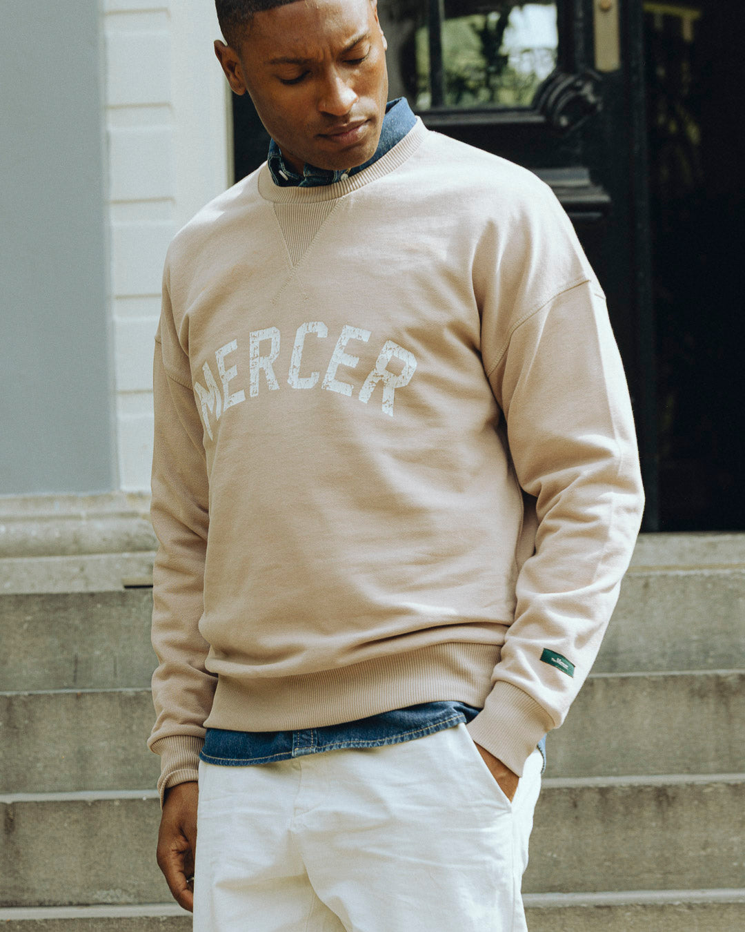 Mercer Logo Sweat | Cognac