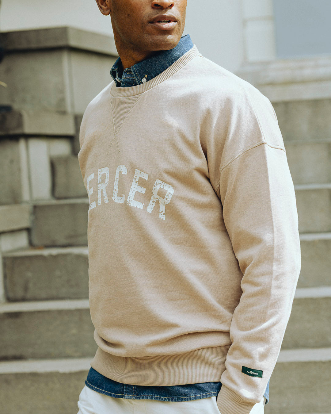 Mercer Logo Sweat | Cognac