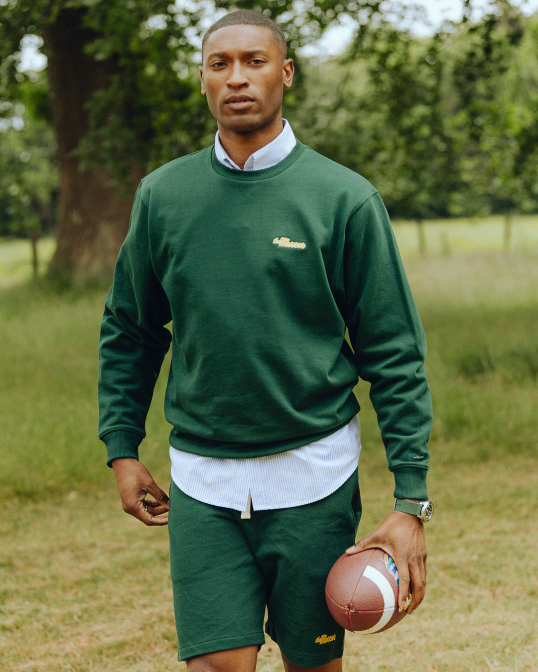 The Mercer Logo Sweat | Green