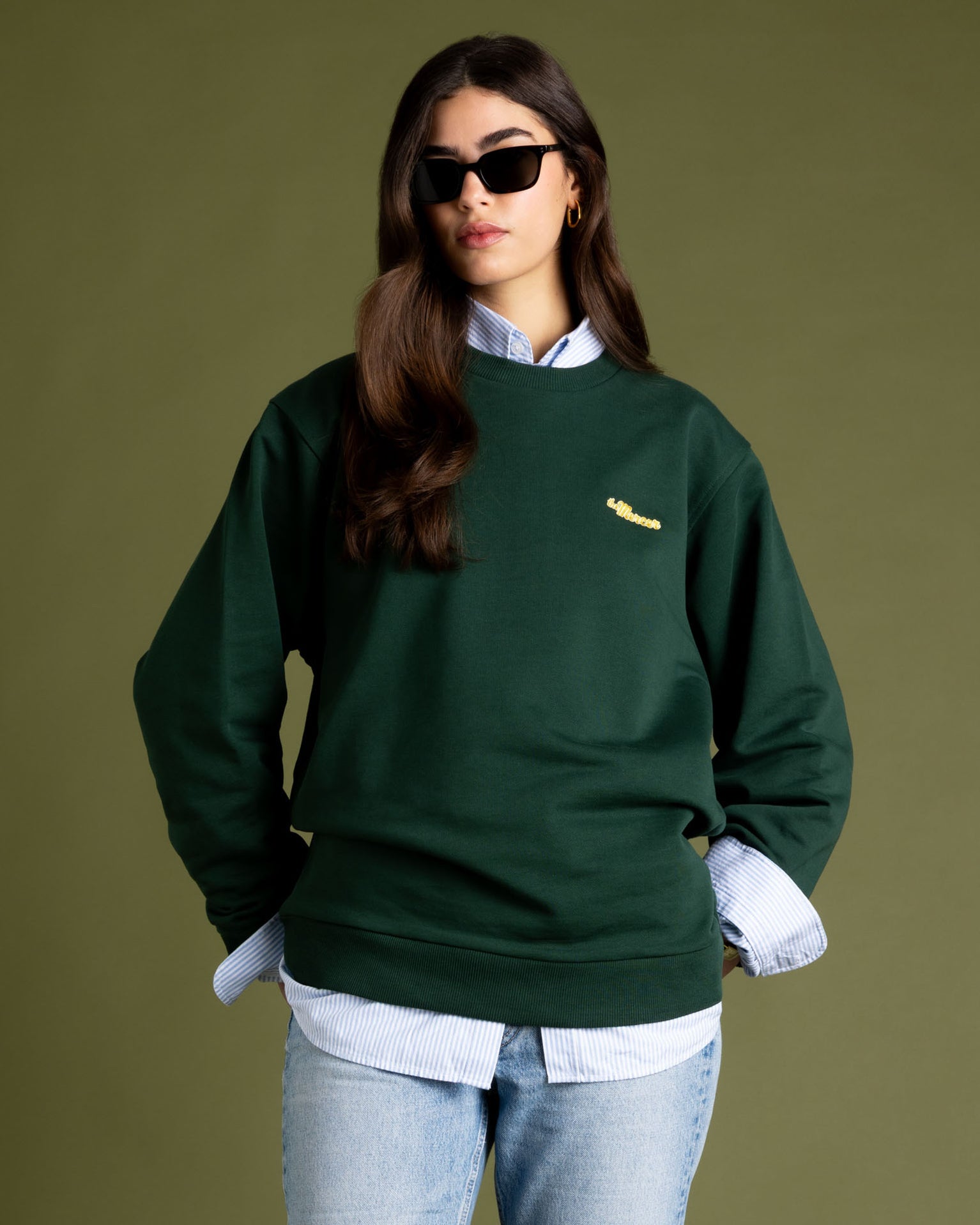 The Mercer Logo Sweat | Green