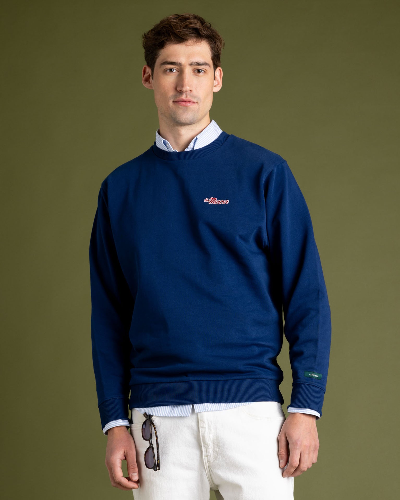 The Mercer Logo Sweat | Blue