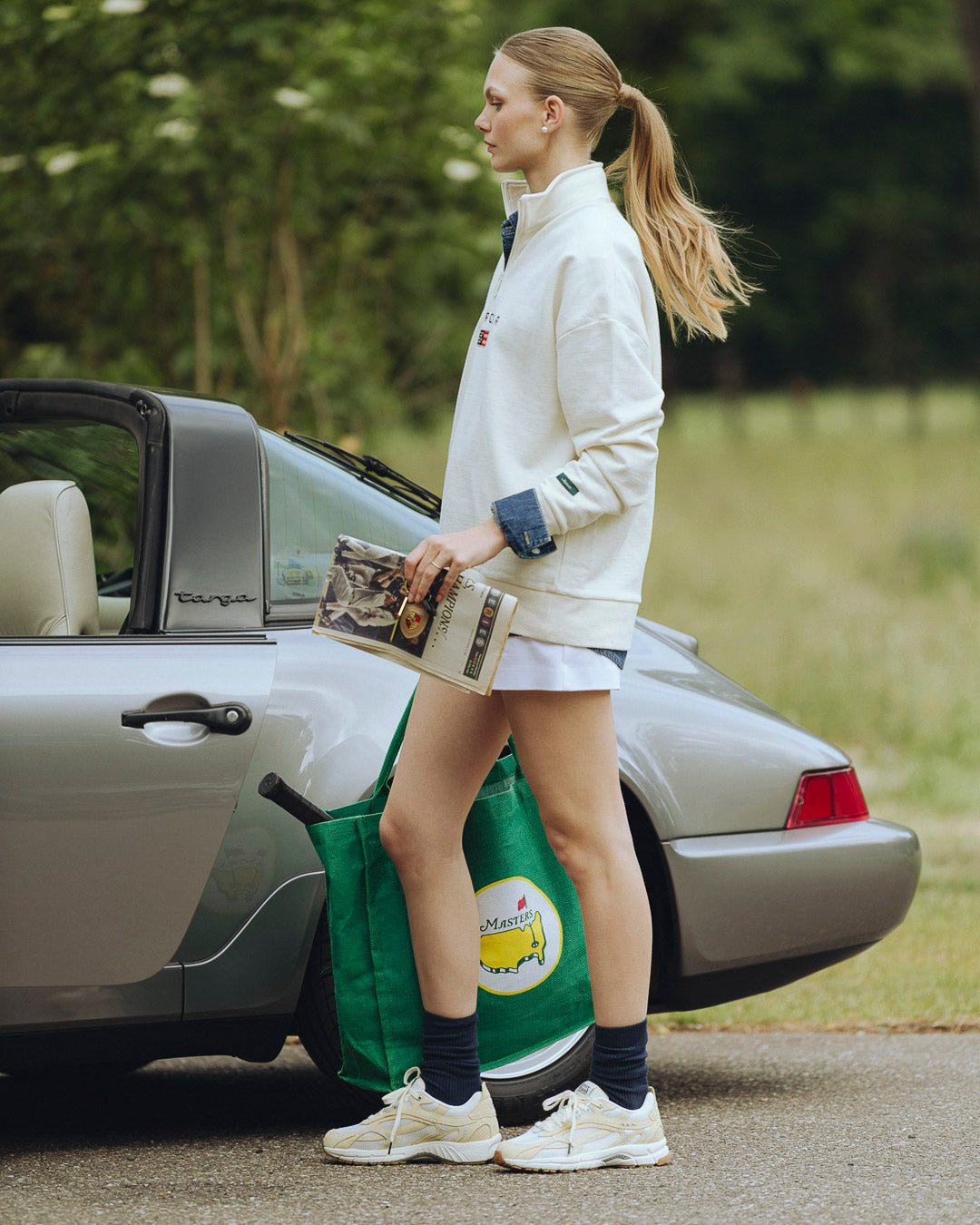 The Mercer Quarter Zip | Off White