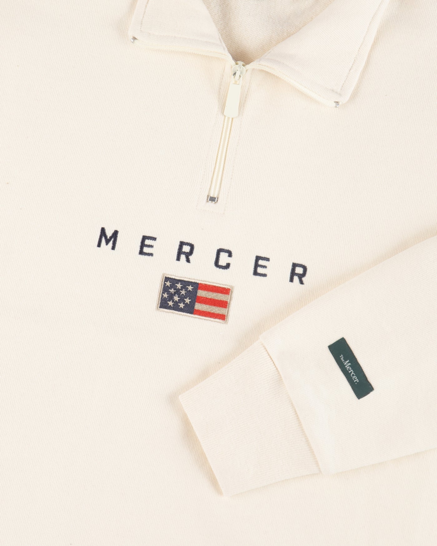 The Mercer Quarter Zip | Off White