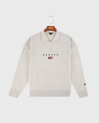 The Mercer Quarter Zip | Grey