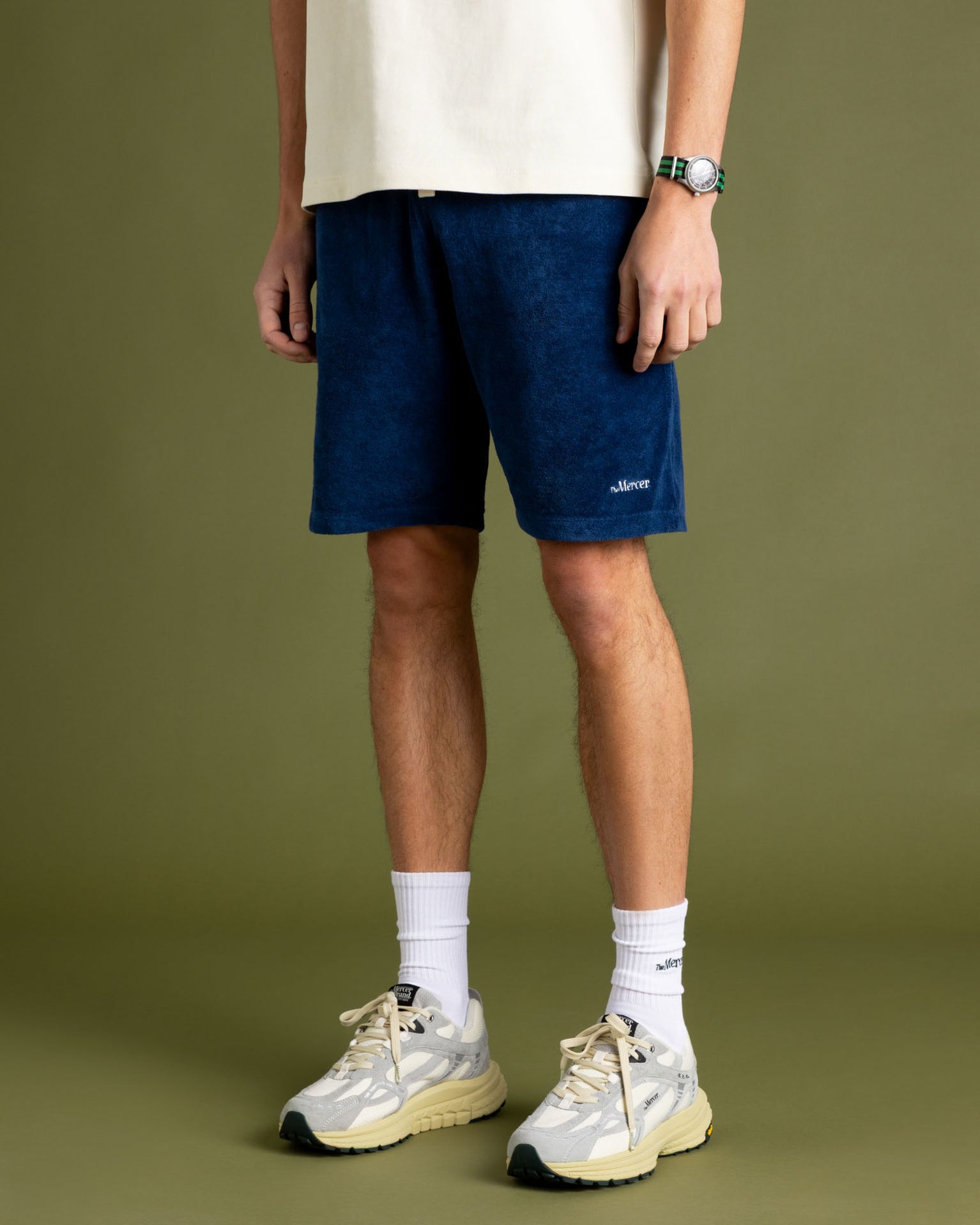 The Mercer Terry toweling Short | Blue