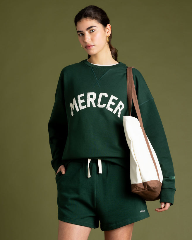 The Mercer Sweat Short Women | Green