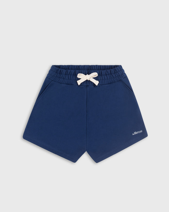 The Mercer Sweat Short Women | Blue