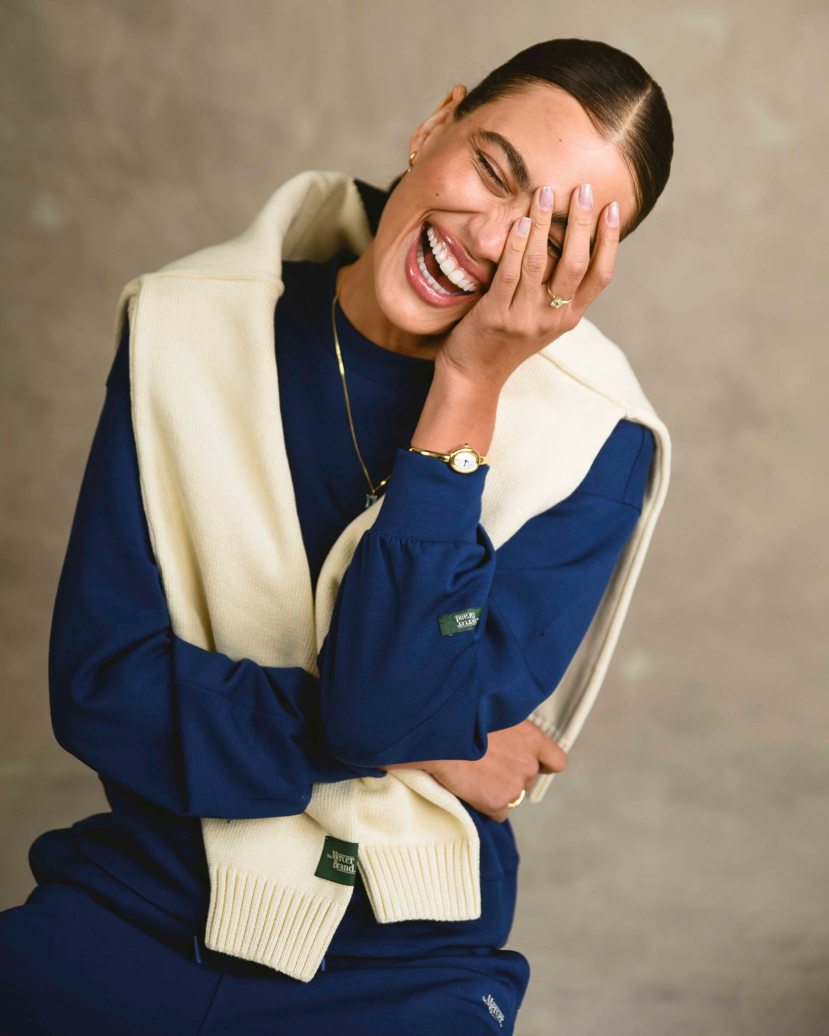 The Mercer Scuba Crewneck Women | Blue