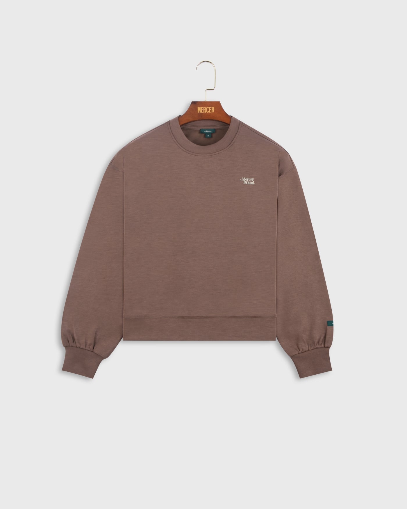 The Mercer Scuba Crewneck W | Brown