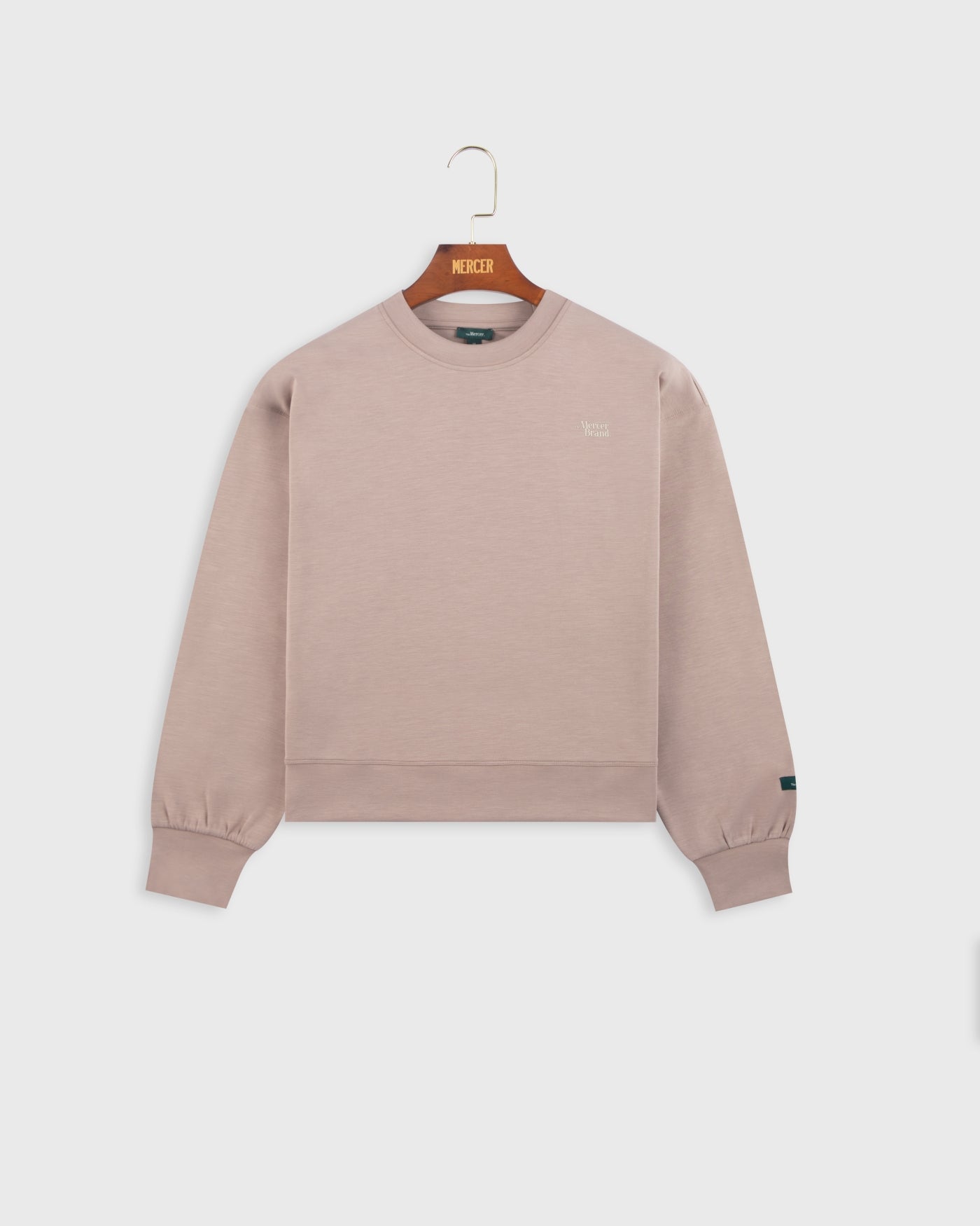 The Mercer Scuba Crewneck W | Cognac