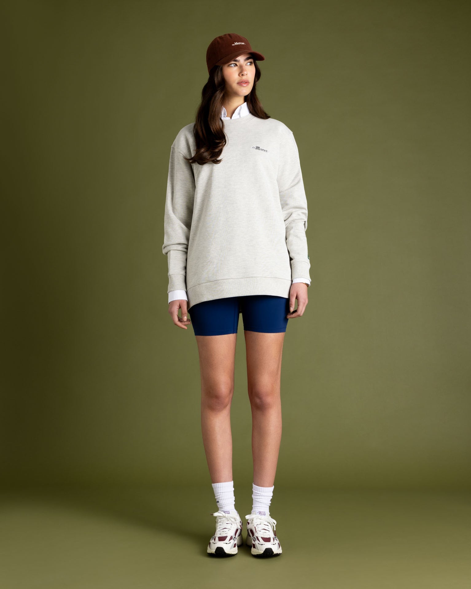 The Mercer Short Legging | Blue