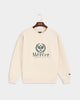 Product photo of the front of The Mercer Tennis Sweat in off white.
