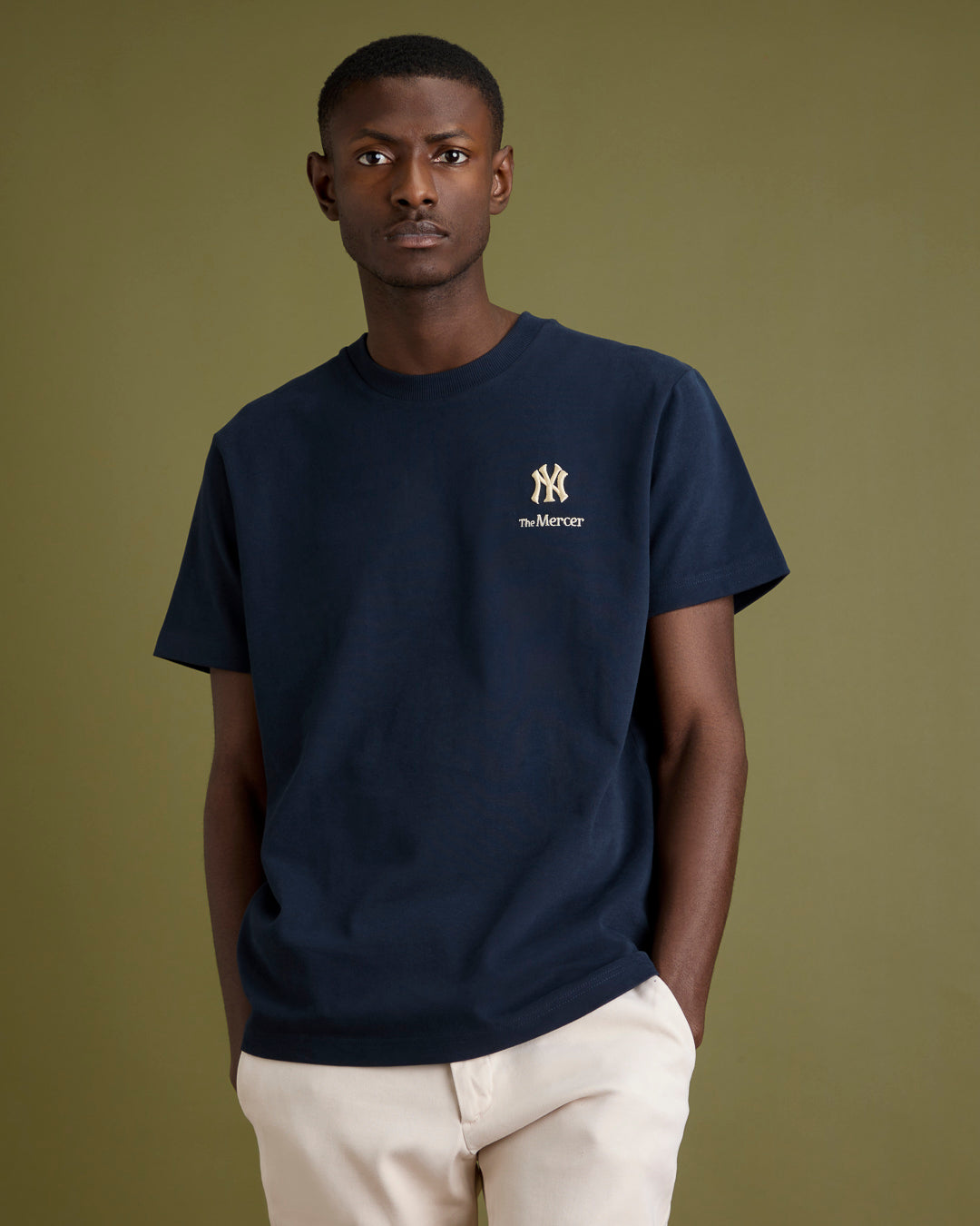 The Mercer 47 Tee | Navy