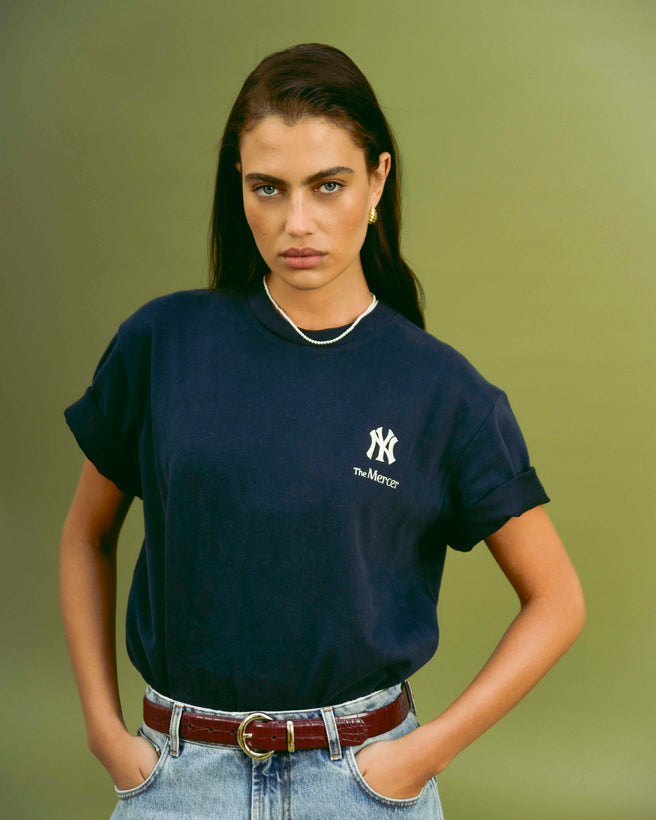 The Mercer 47 Tee | Navy