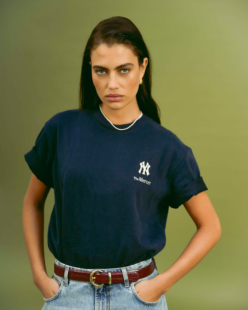The Mercer 47 Tee | Navy
