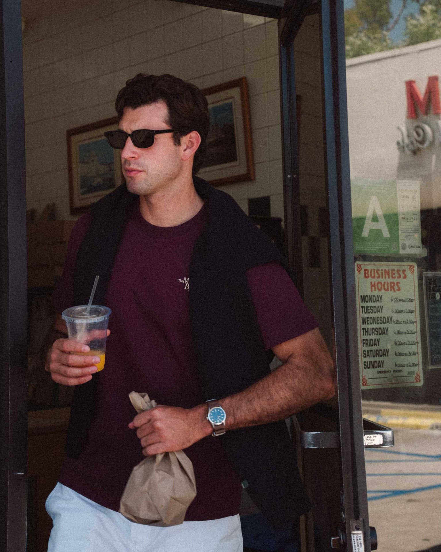 The Mercer Classic Tee NEW | Bordeaux
