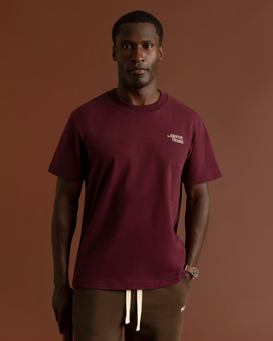 The Mercer Classic Tee NEW | Bordeaux