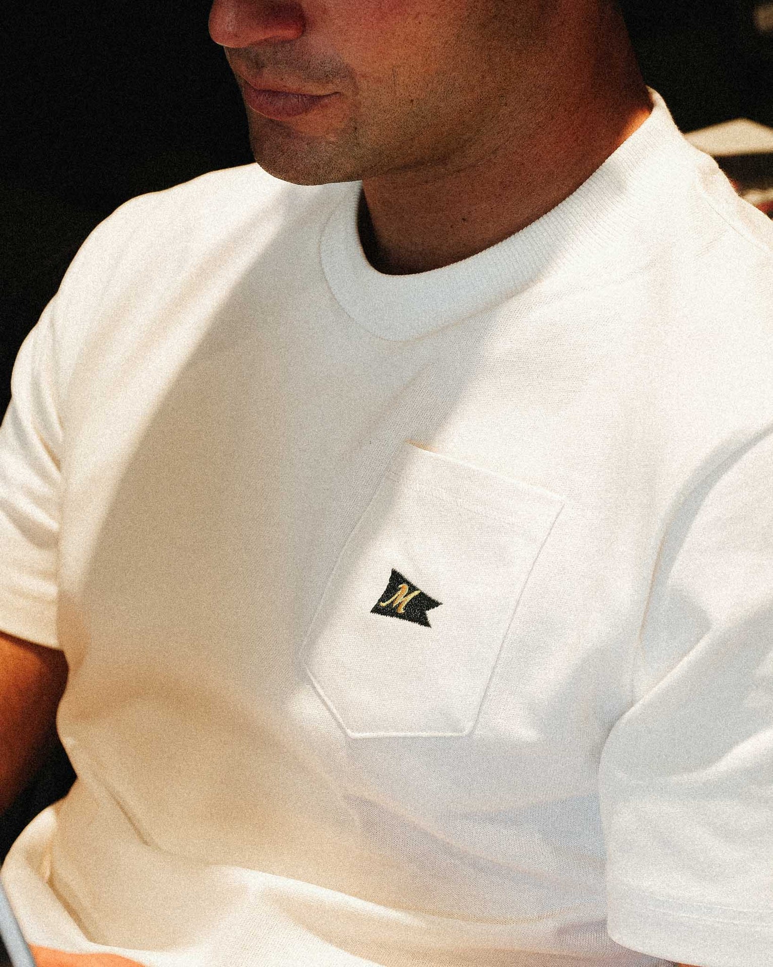 The Mercer Flag Tee | White
