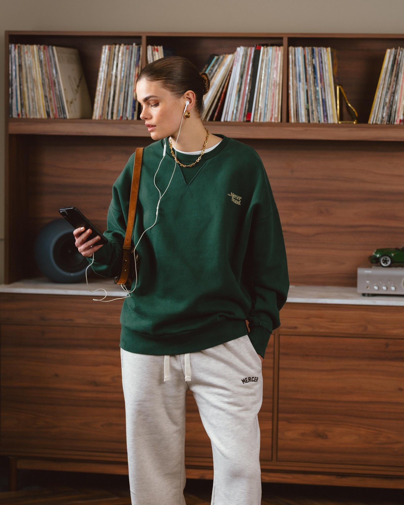 The Mercer Classic Sweat | Green