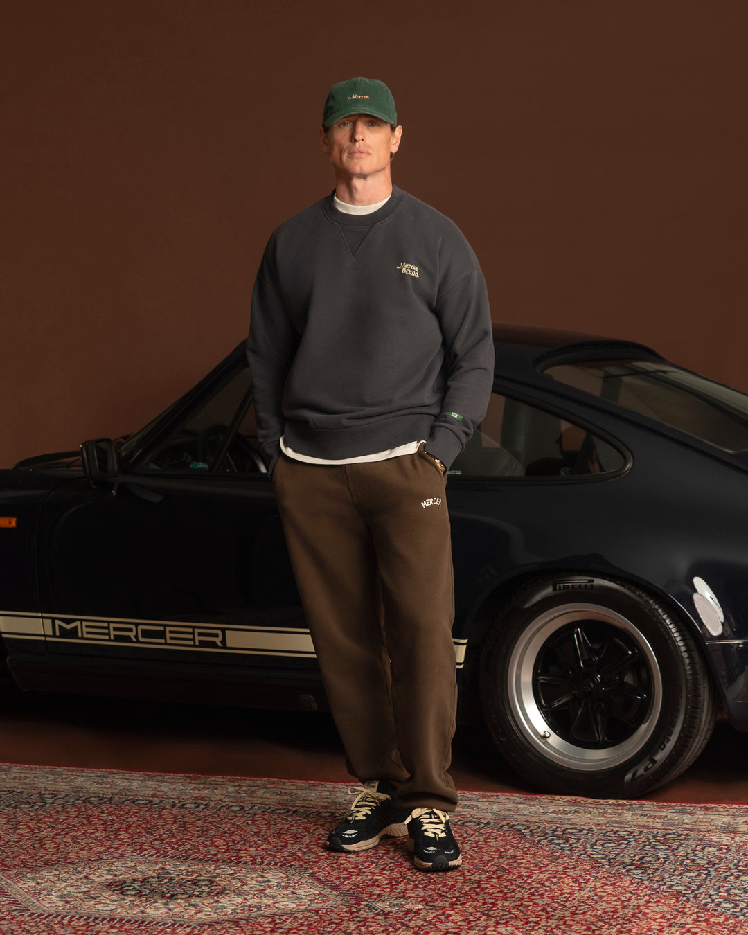 The Mercer Classic Sweat | Antracite