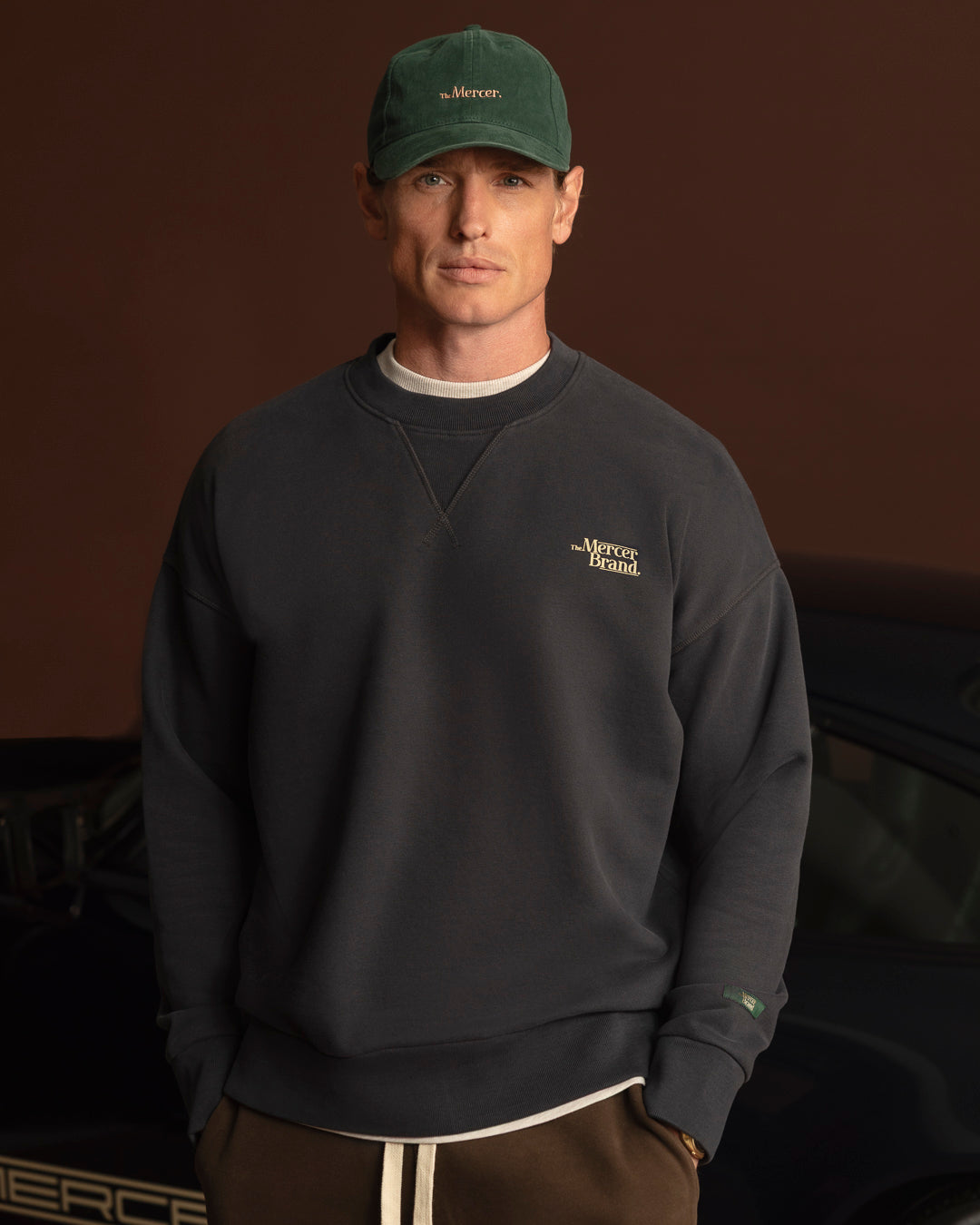The Mercer Classic Sweat | Antracite