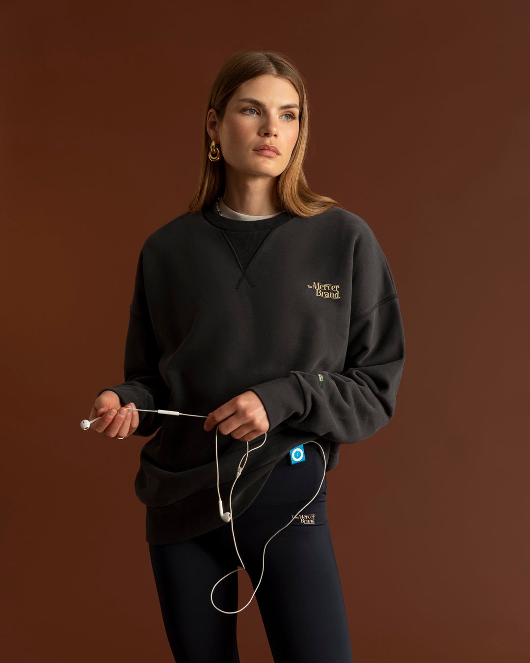 The Mercer Classic Sweat | Antracite