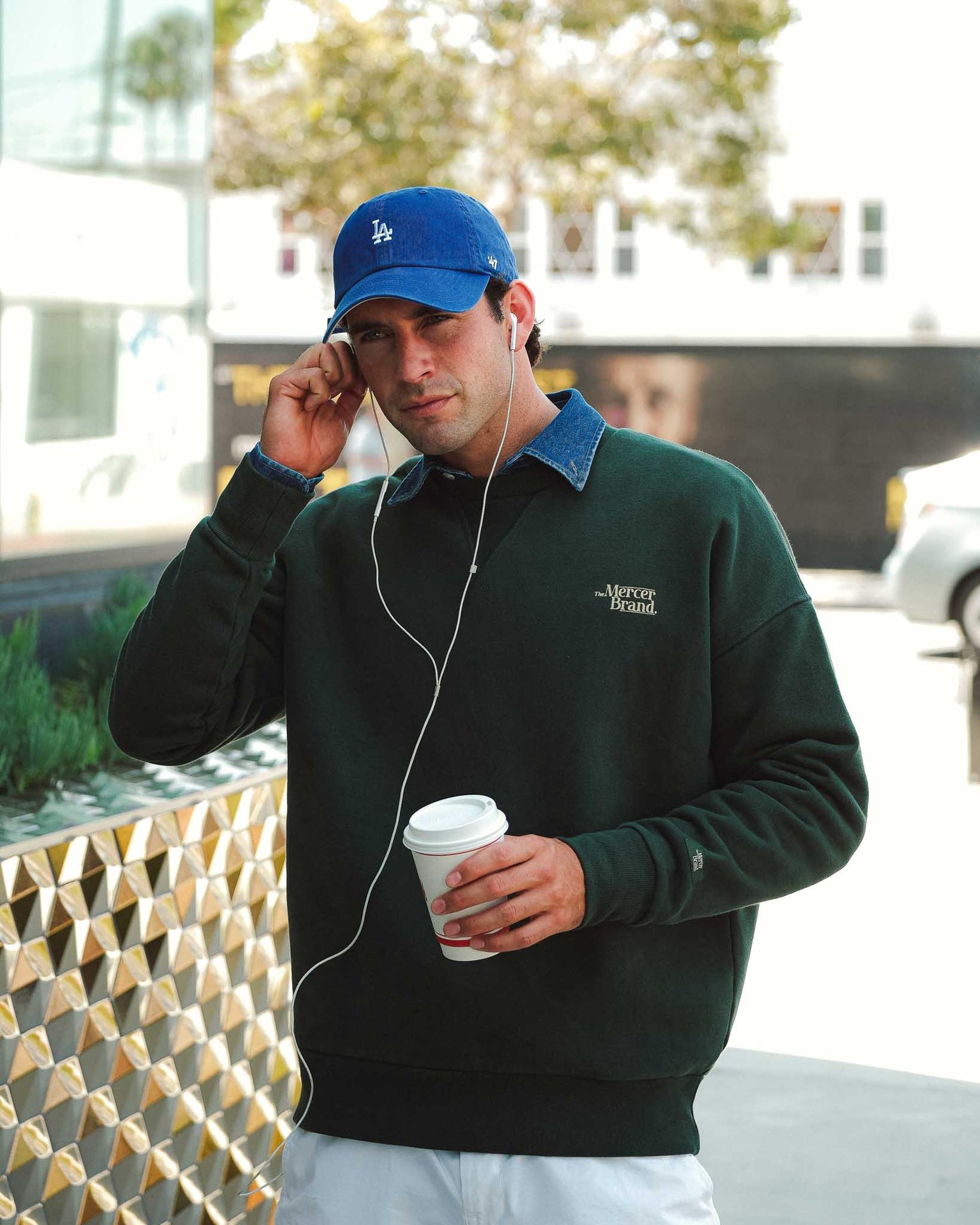 The Mercer Classic Sweat | Green