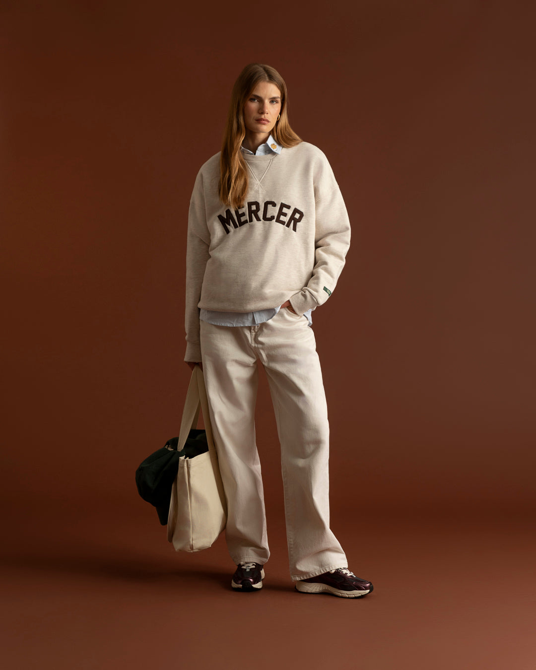 The Mercer Signature Sweat | Light Sand