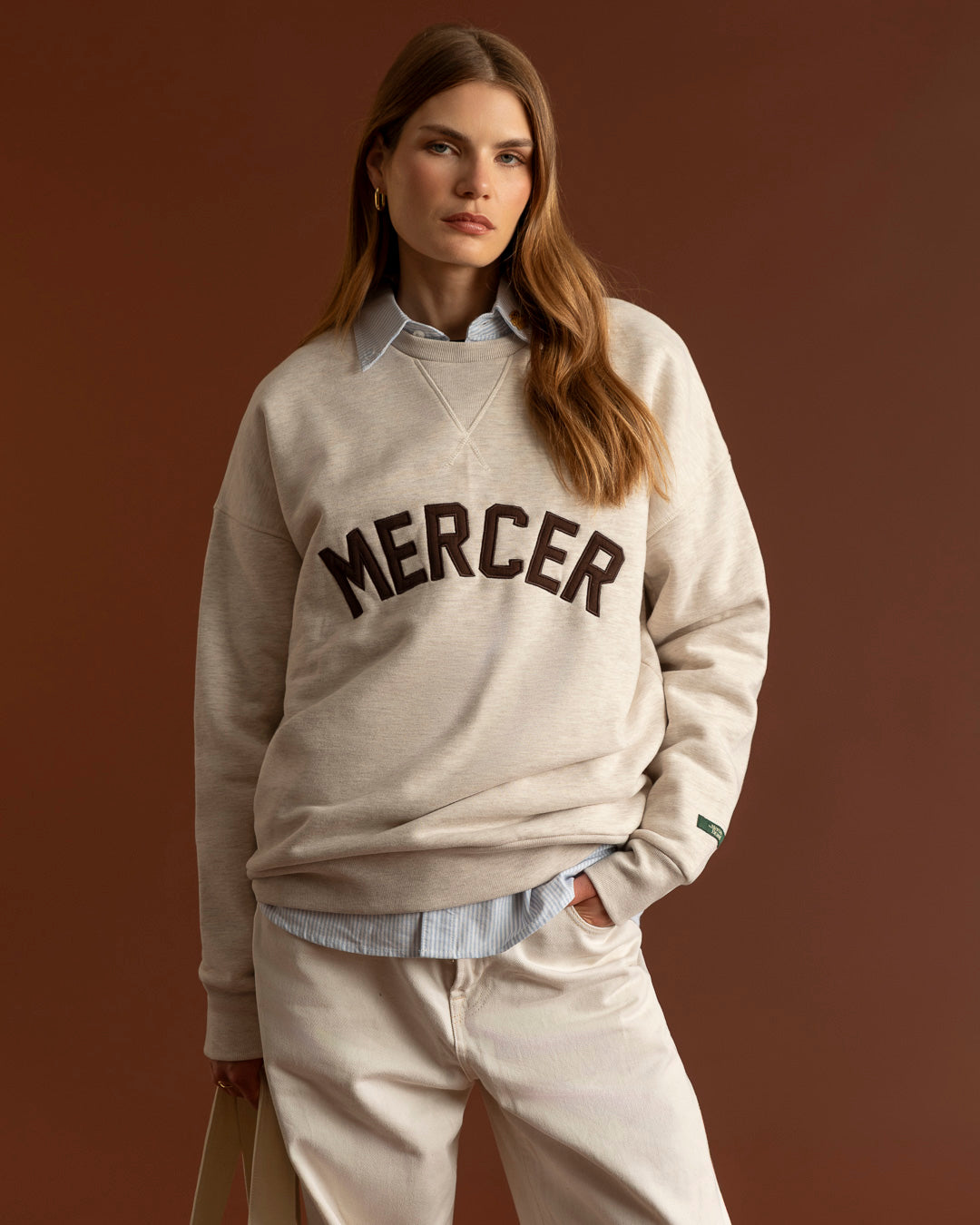 The Mercer Signature Sweat | Light Sand