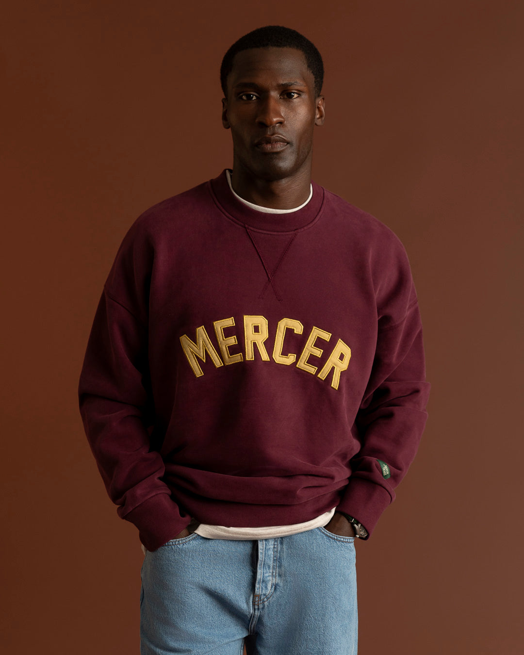 The Mercer Signature Sweat | Bordeaux