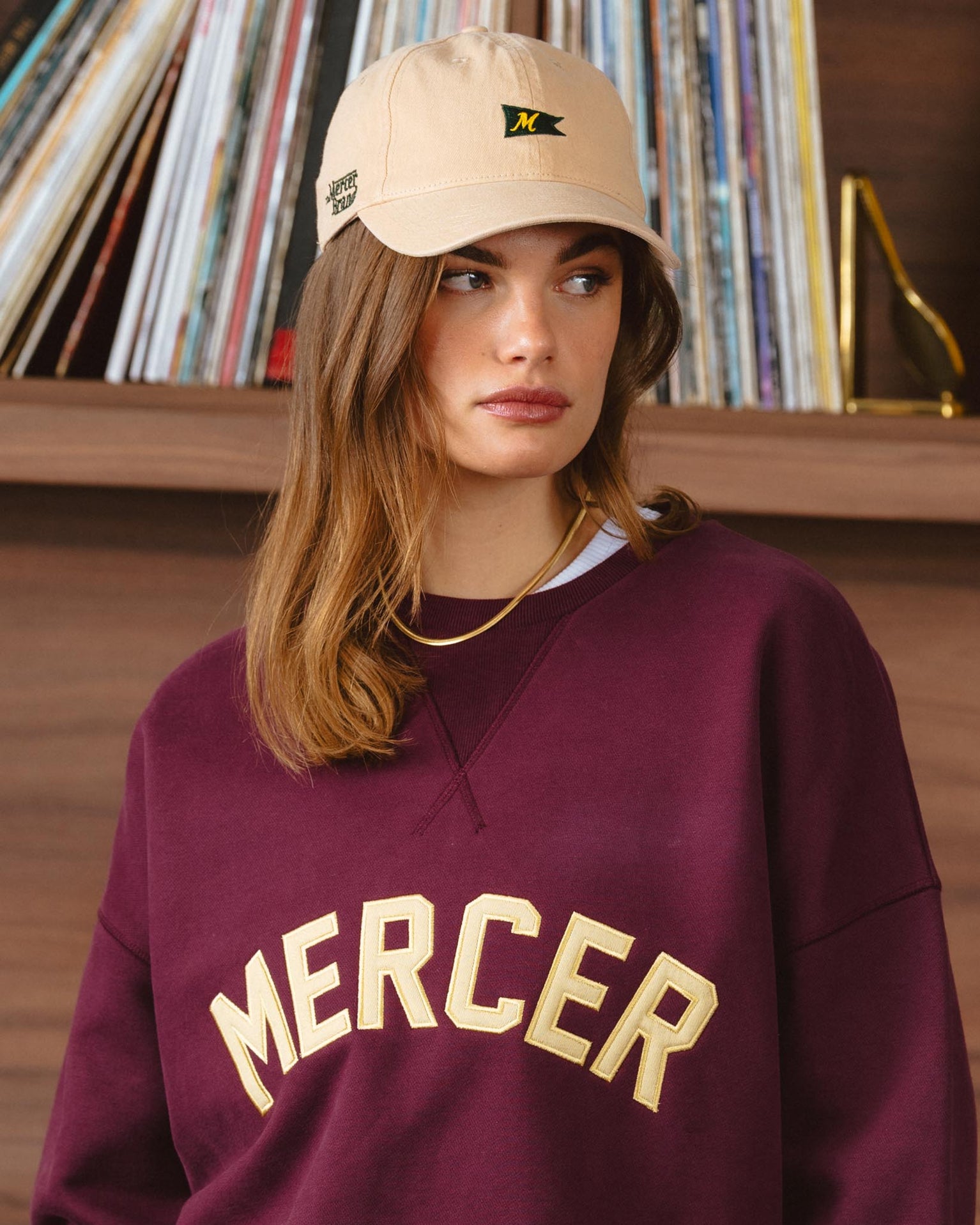 The Mercer Signature Sweat | Bordeaux