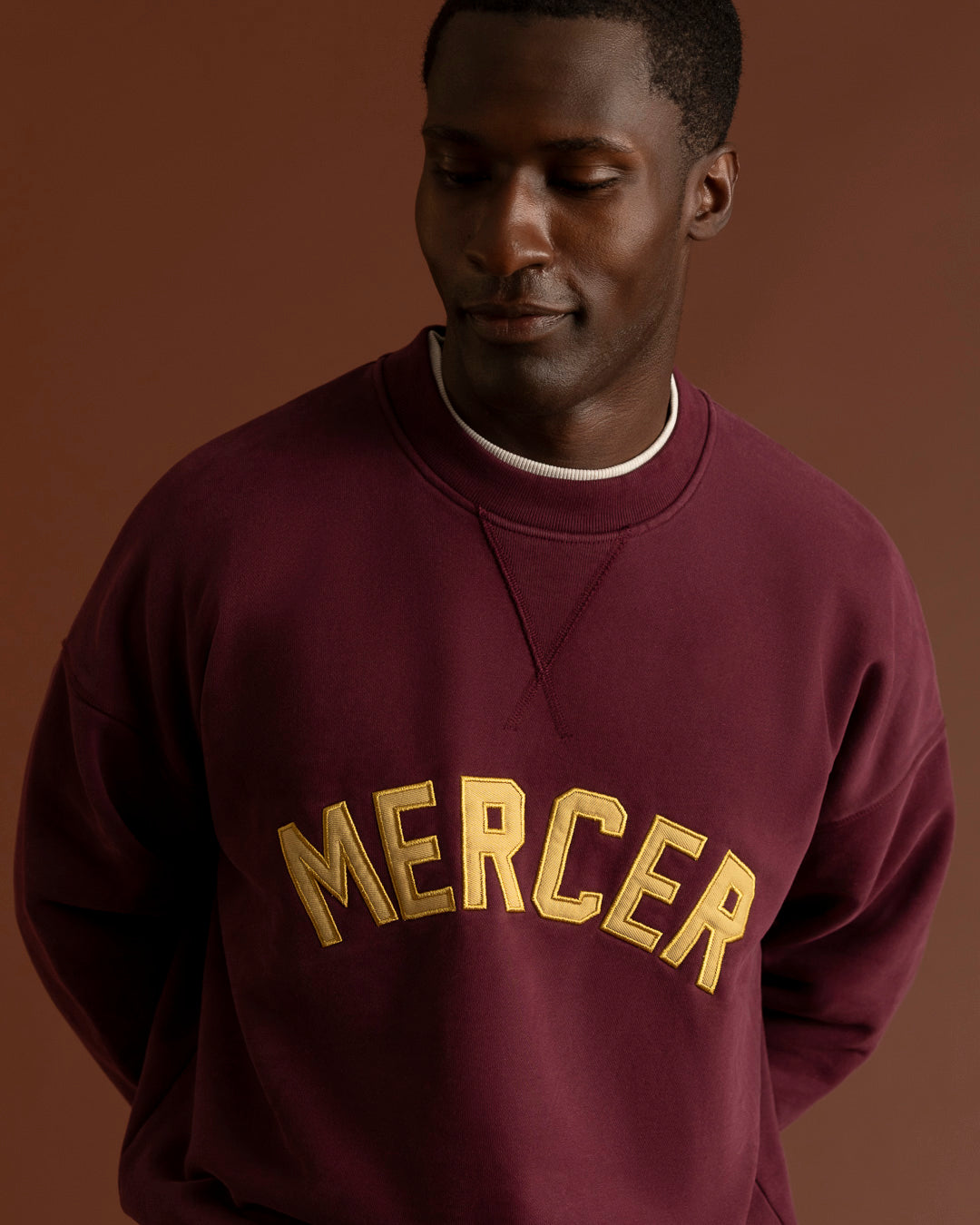 The Mercer Signature Sweat | Bordeaux