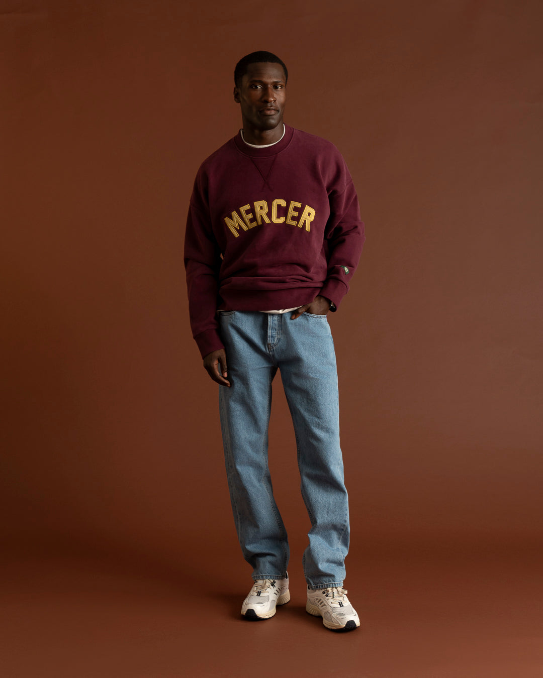 The Mercer Signature Sweat | Bordeaux