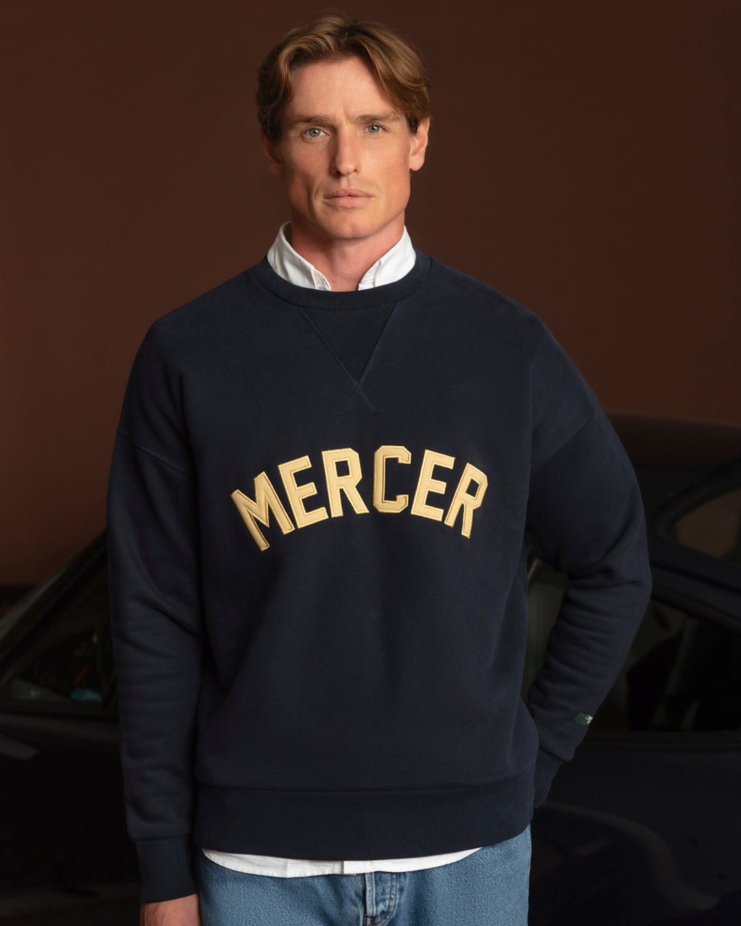 The Mercer Signature Sweat | Blue