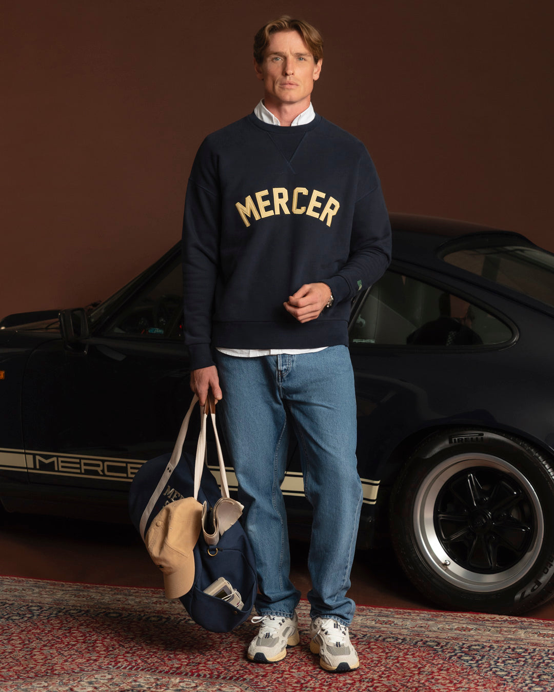 The Mercer Signature Sweat | Blue