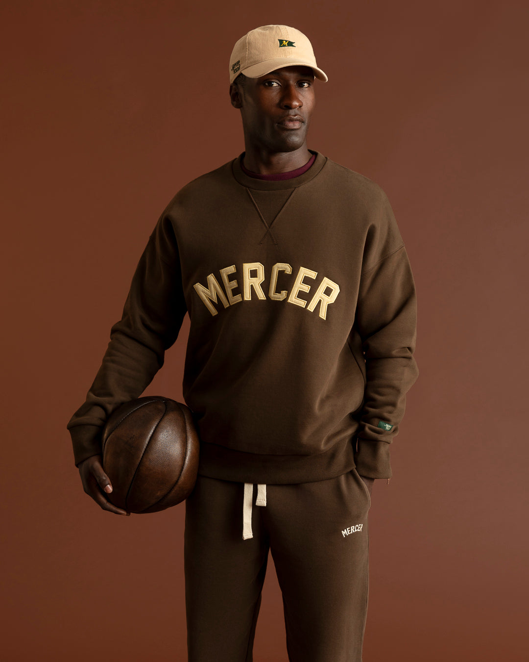 The Mercer Signature Sweat | Brown
