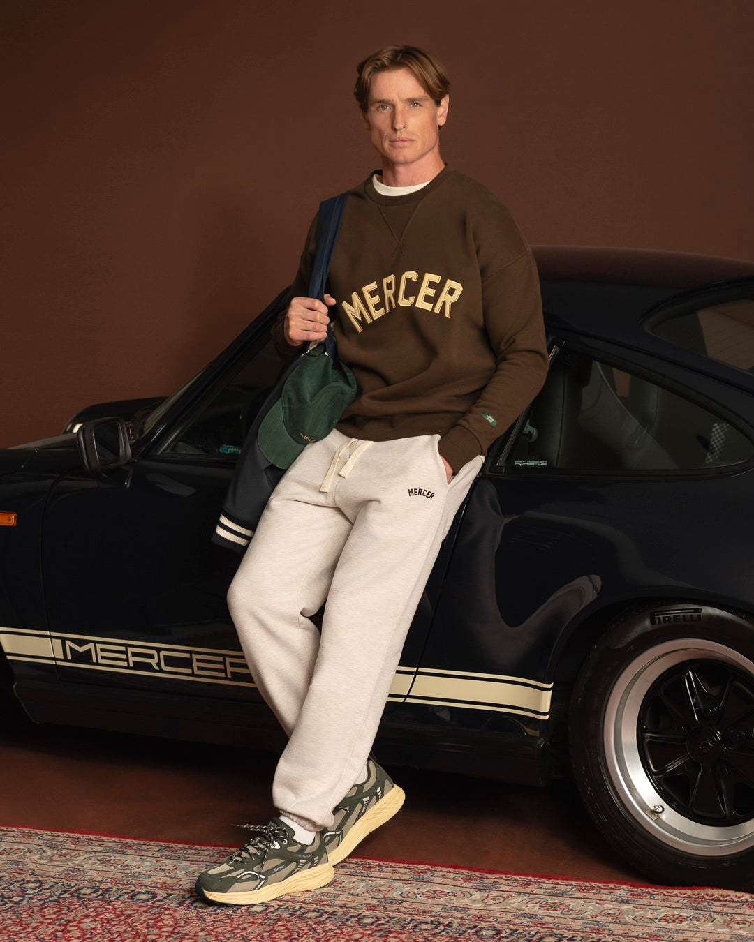 The Mercer Signature Sweat | Brown