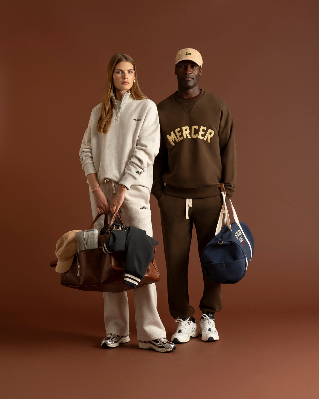 The Mercer Signature Sweat | Brown