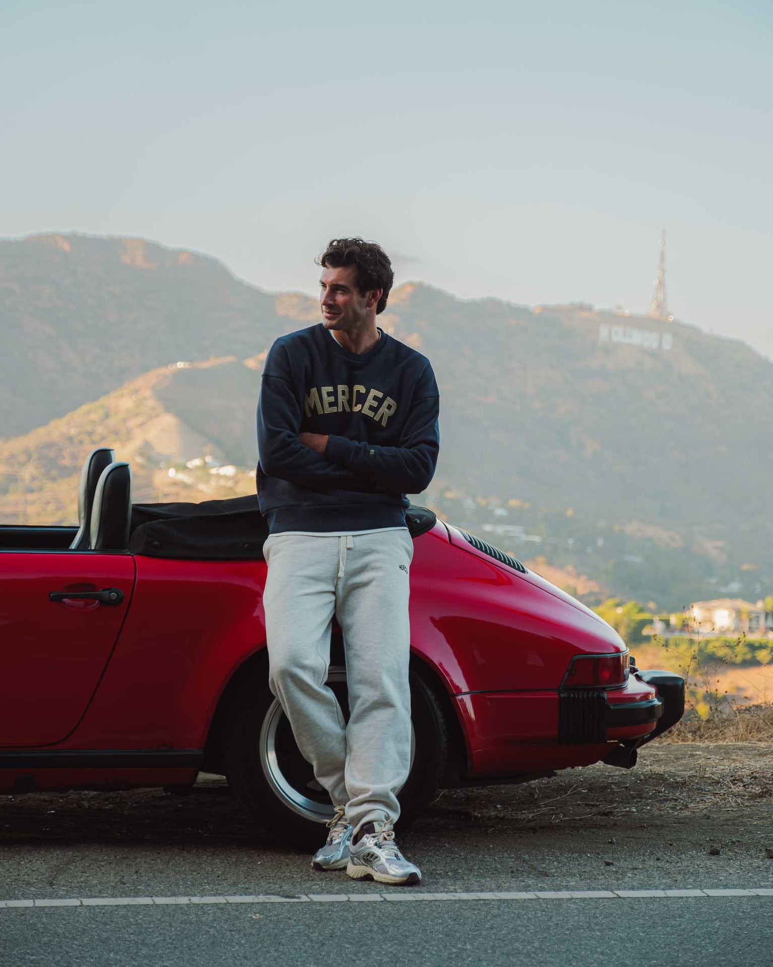 The Mercer Signature Sweat | Blue