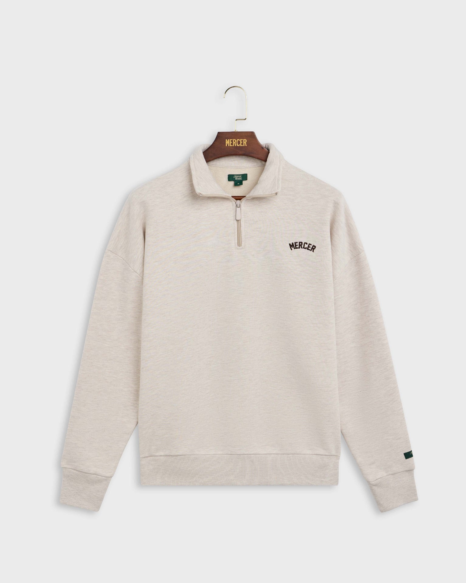The Mercer Quarter Zip | Light Sand