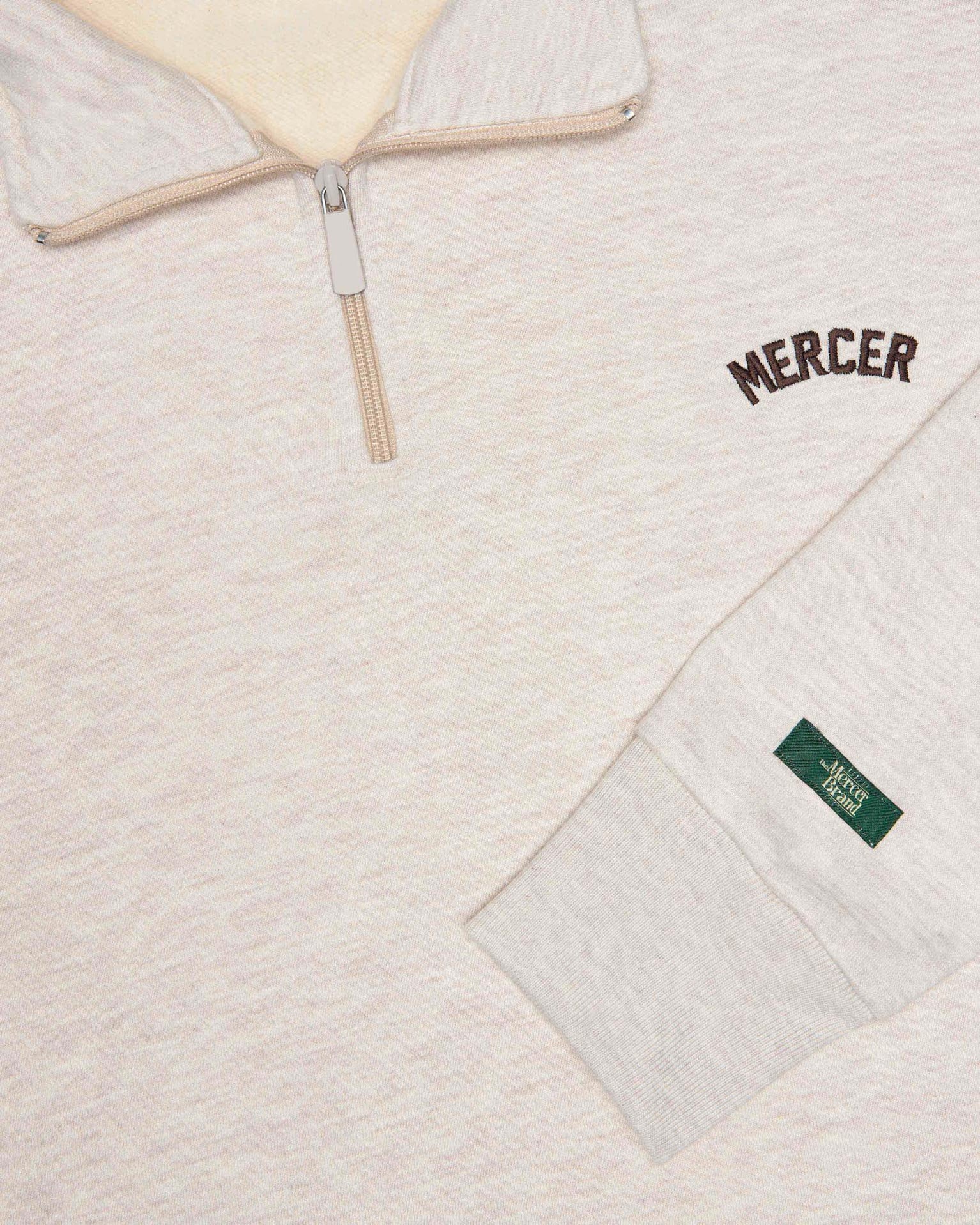 The Mercer Quarter Zip | Light Sand
