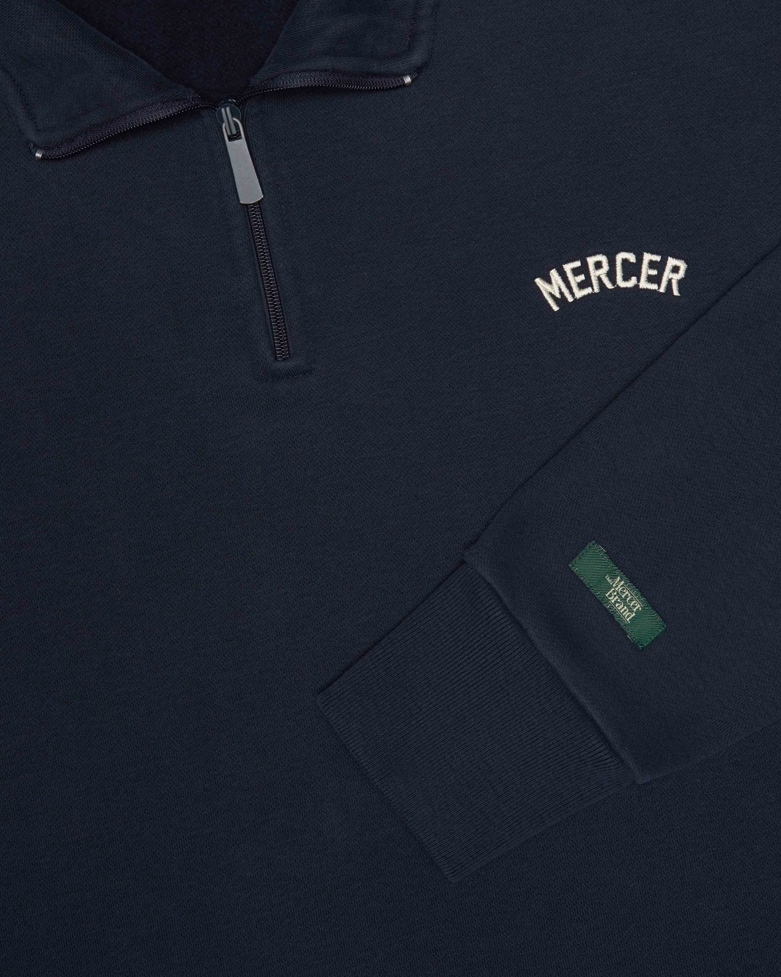 The Mercer Quarter Zip | Blue