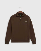 The Mercer Quarter Zip | Brown