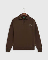 The Mercer Quarter Zip | Brown