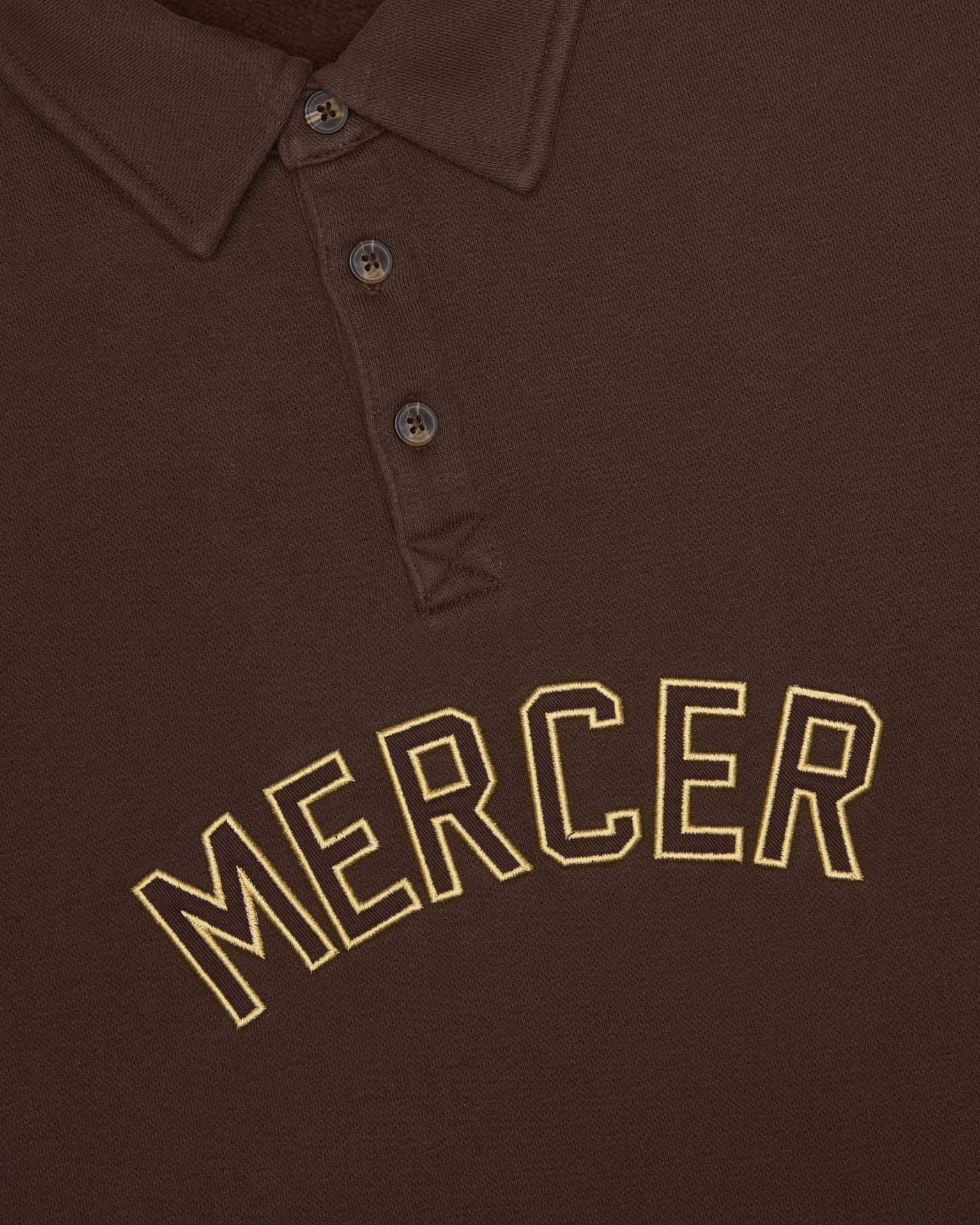The Mercer Sweat Polo | Brown