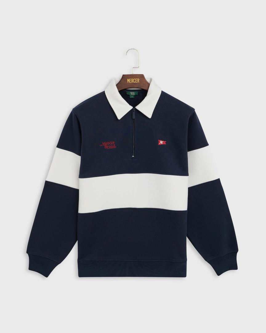 The Mercer Rugby Polo | Blue